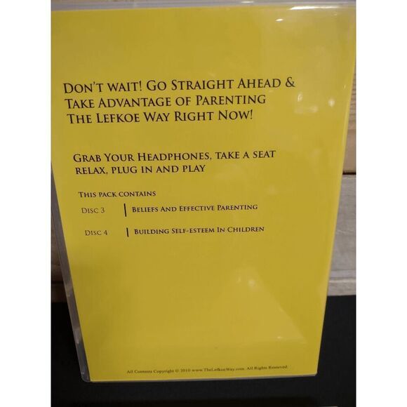 Parenting the Lefkoe Way 8 CD Set Complete - Picture 4 of 6